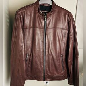 Men's Brown Leather Jacket